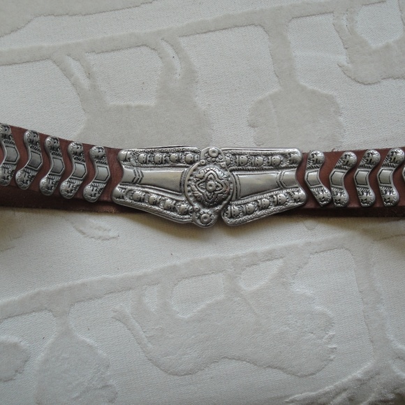 Real Leather Western Style Belt 30\